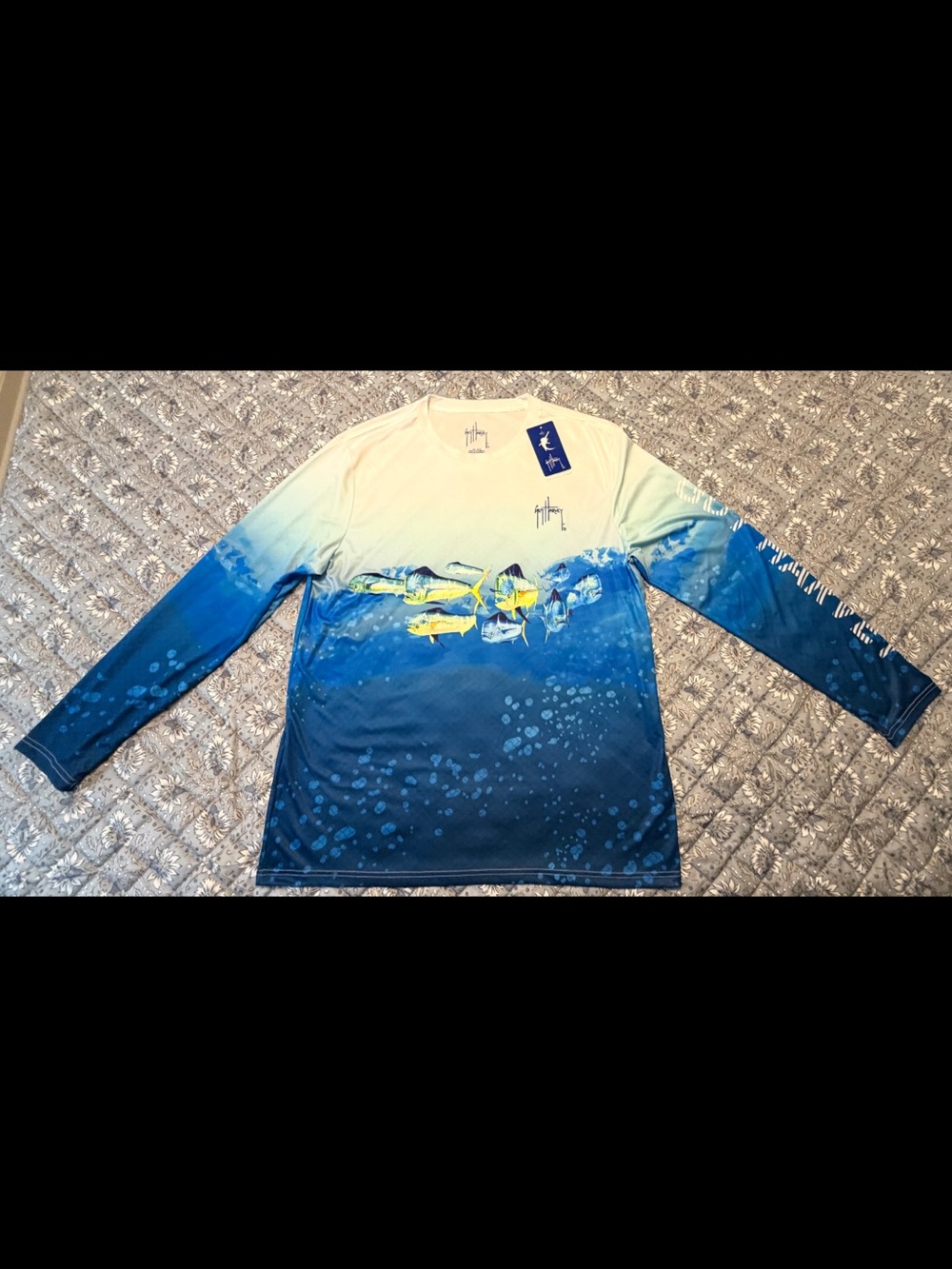 Guy Harvey Fishing Performance Long Sleeve Shirt New
